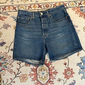 Levi’s 501 Classic Blue Denim Women's Shorts